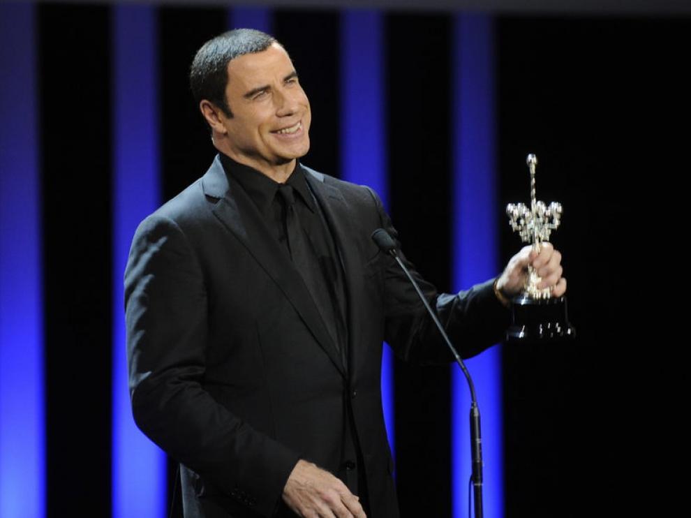 El actor John Travolta en San Sebastián