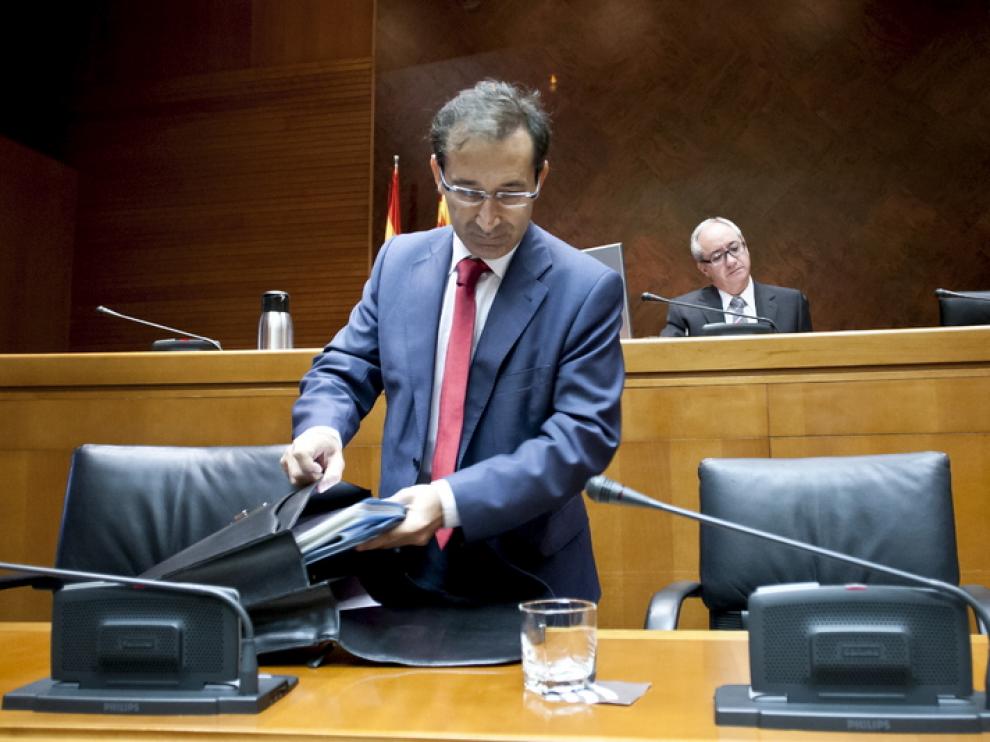 José Luis Saz, consejero de Hacienda del Gobierno de Aragón