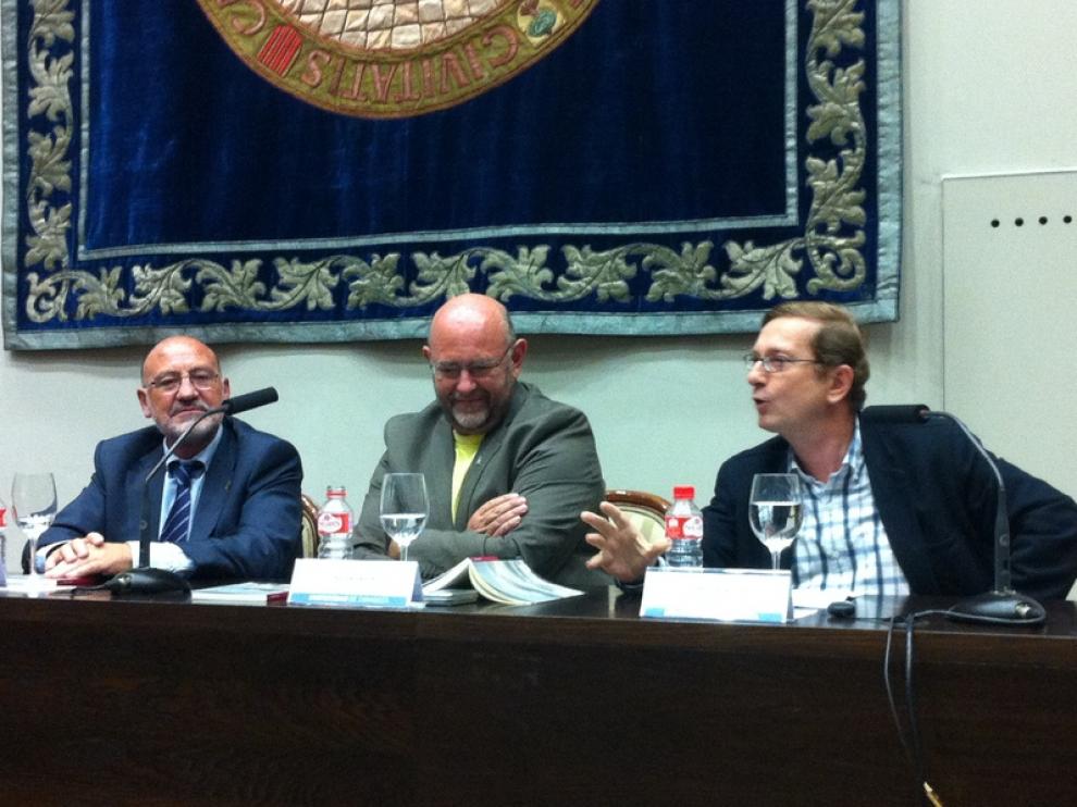 José Luis Mainar, Antón Castro y José Luis Melero