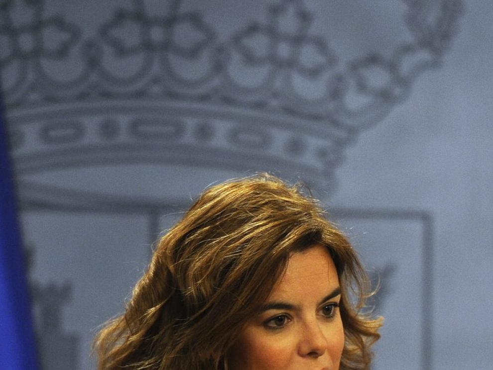 Soraya Sáenz de Santamaría, vicepresidenta del Gobierno