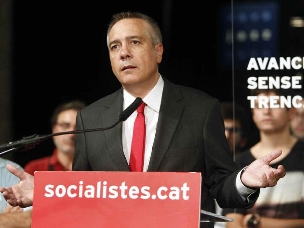 El candidato a la Generalitat, el socialista Navarro