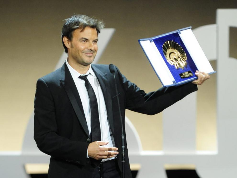 François Ozon con la Concha de Oro