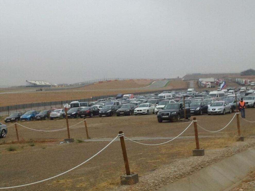 Accesos a Motorland, esta mañana