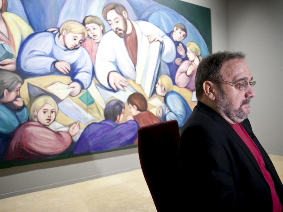 Ángel Aransay, en La Lonja