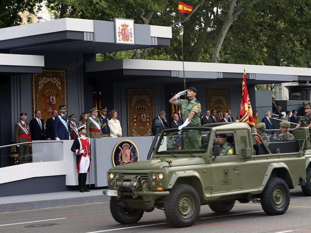Imagen del desfile militar de Madrid
