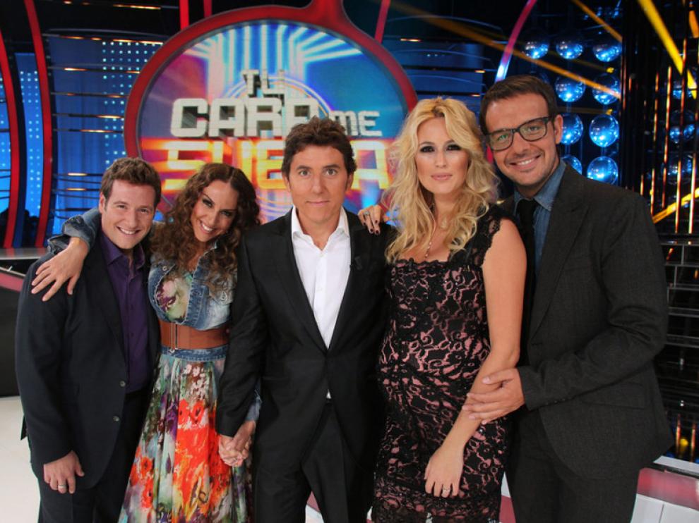 Manel Fuentes y el jurado de 'Tu cara me suena'.