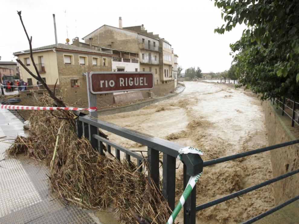 Inundaciones en Sádaba
