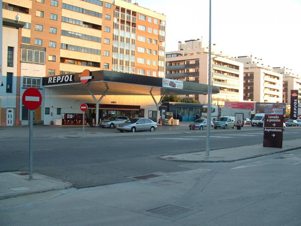 Gasolinera en Huesca