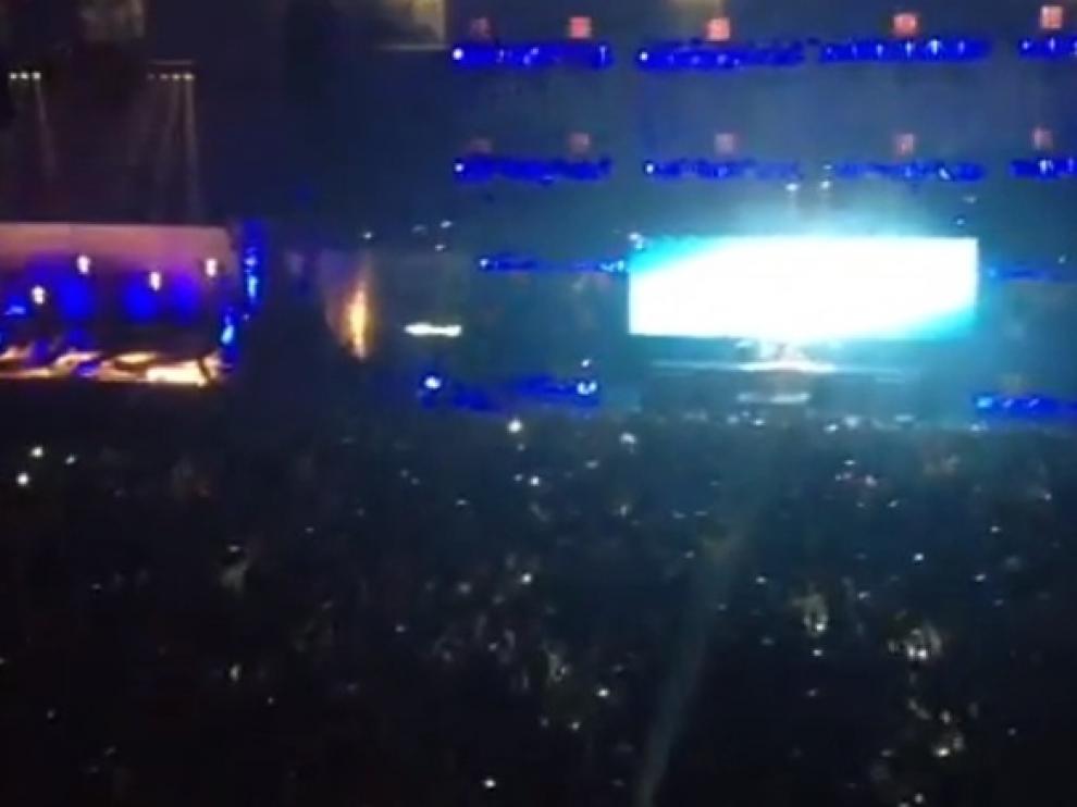 Captura de un vídeo de la fiesta subido a Youtube por un asistente