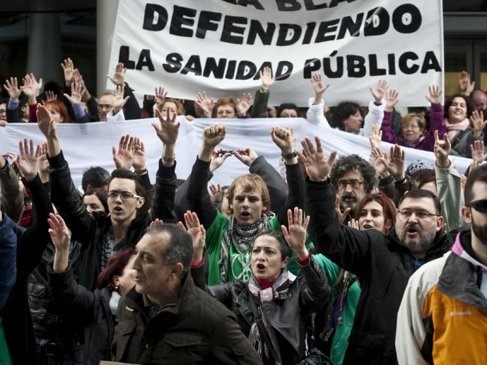 La Marea Blanca, por la Sanidad en Aragón