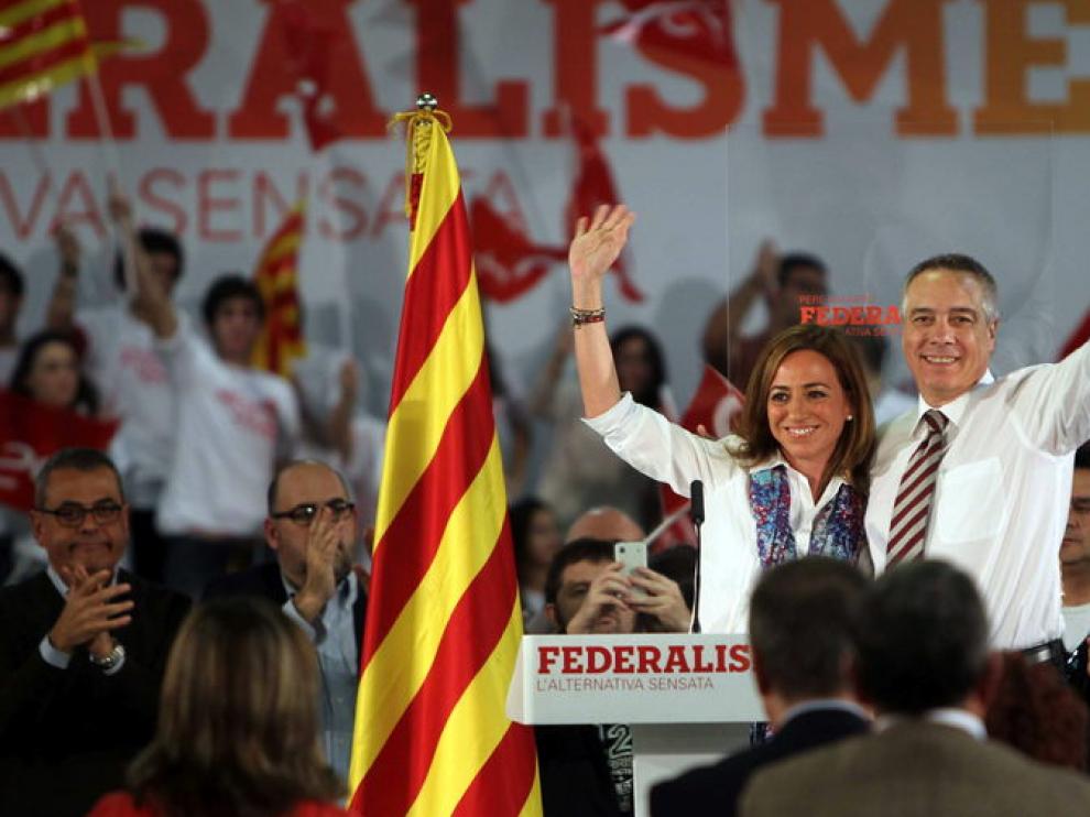 Carme Chacón ha pedido votar para demostrar que Cataluña es un "país decente"