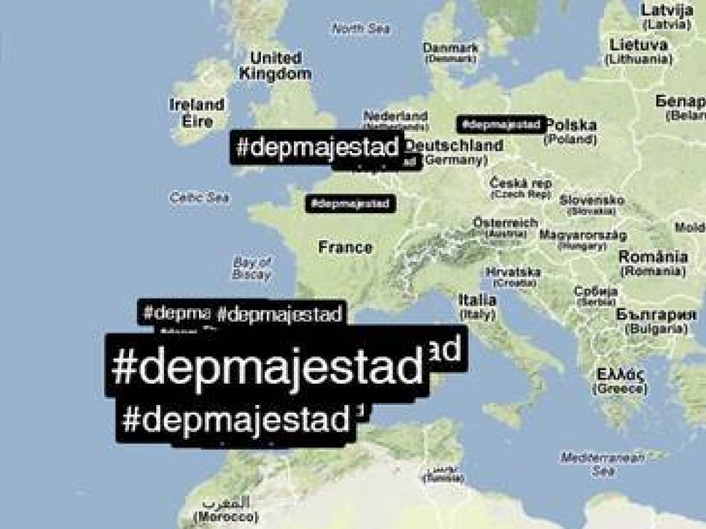 #DEPMajestad era tendencia en toda España el martes por la mañana