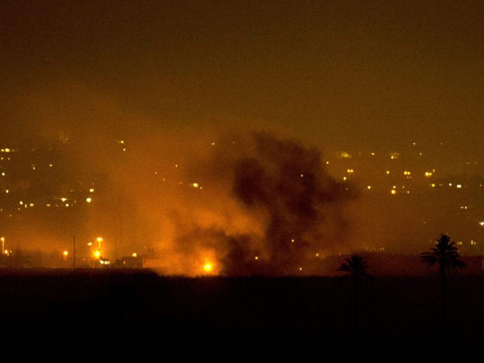 Israel volvió a bombardear la franja de Gaza la pasada madrugada