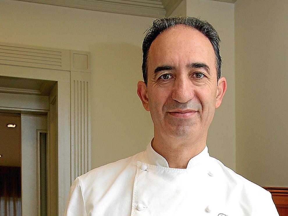 Ángel Conde, chef del restaurante El Chalet.