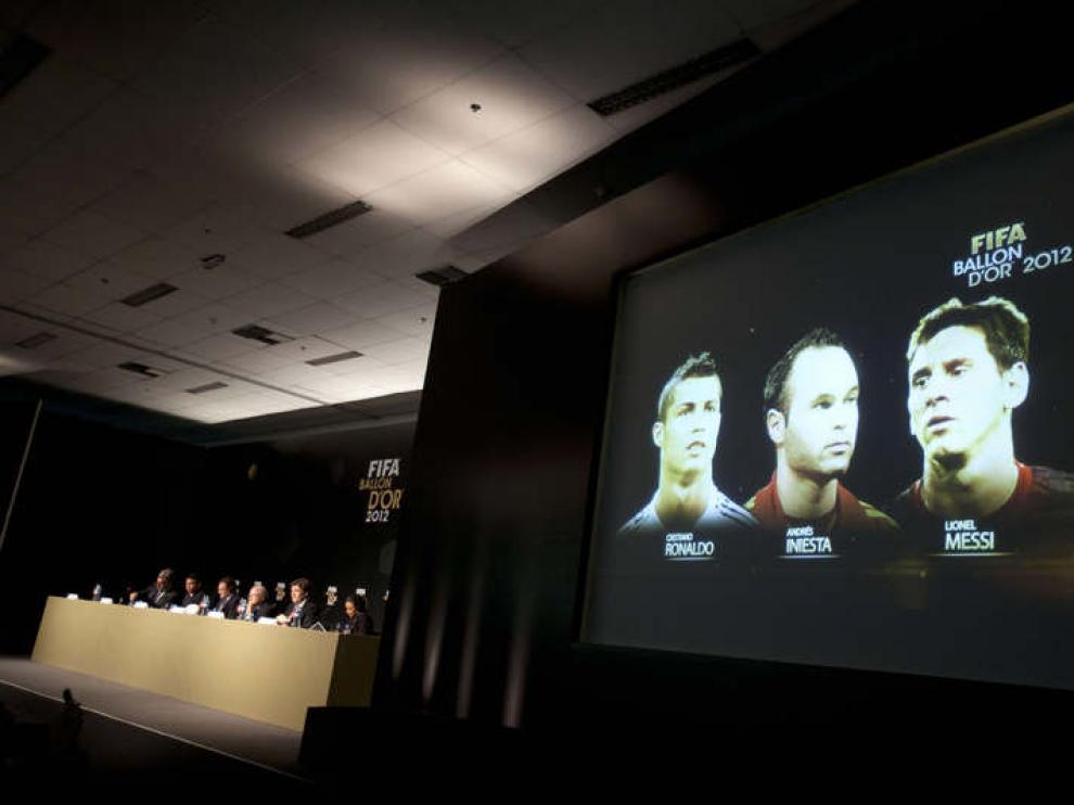 Messi, Cristiano e Iniesta, candidatos al Balón de Oro