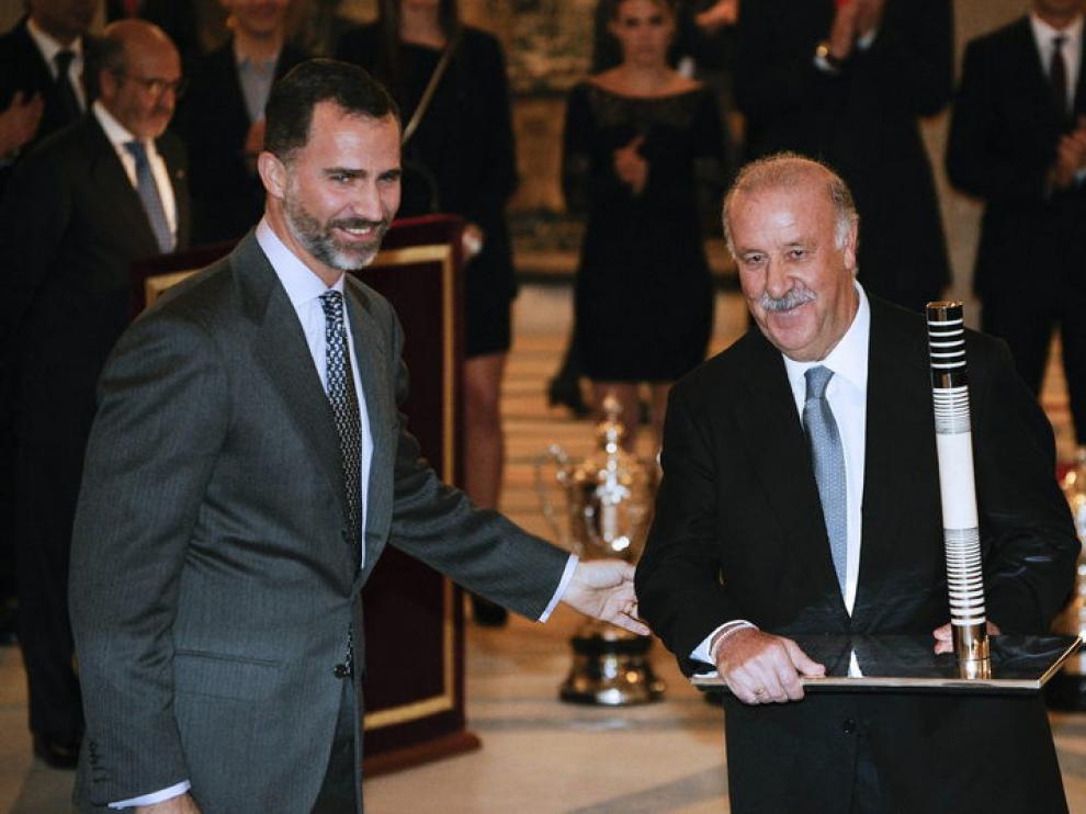 Entrega de premios a Ronaldo y Del Bosque