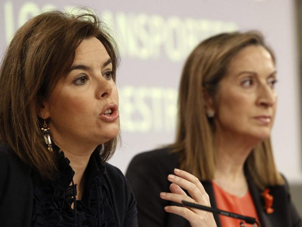 Soraya Sáenz de Santamaría y Ana Pastor