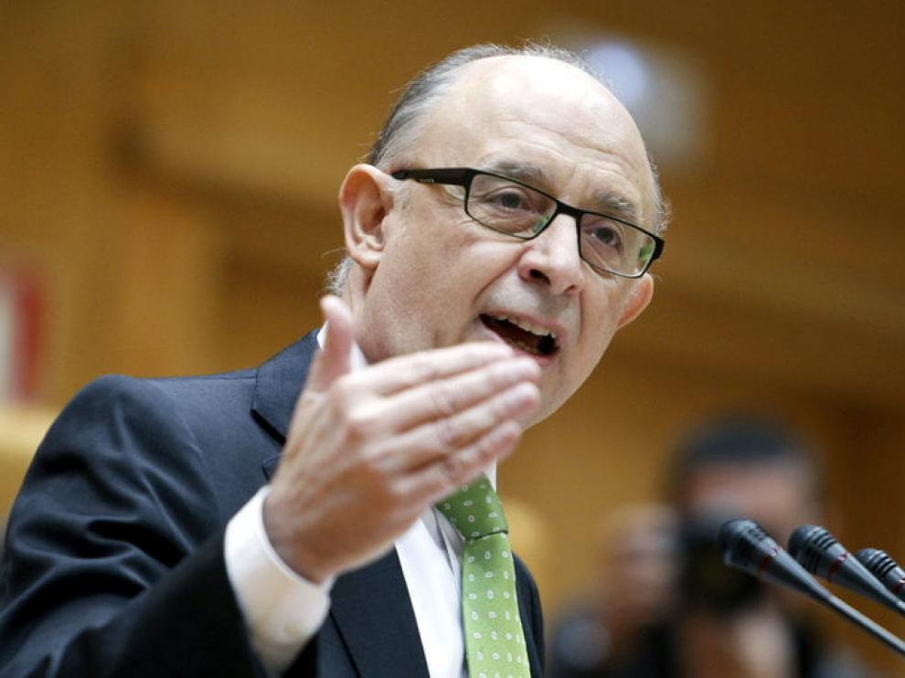 El ministro de Hacienda y Administraciones Públicas, Cristobal Montoro