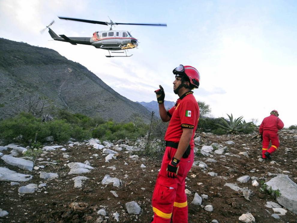 La aeronave quedo totalmente destrozada tras el choque