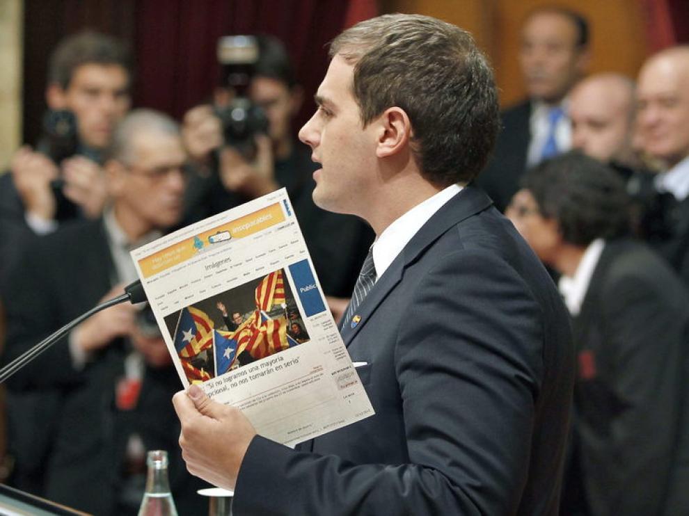 El presidente de Ciutadans, Albert Rivera.
