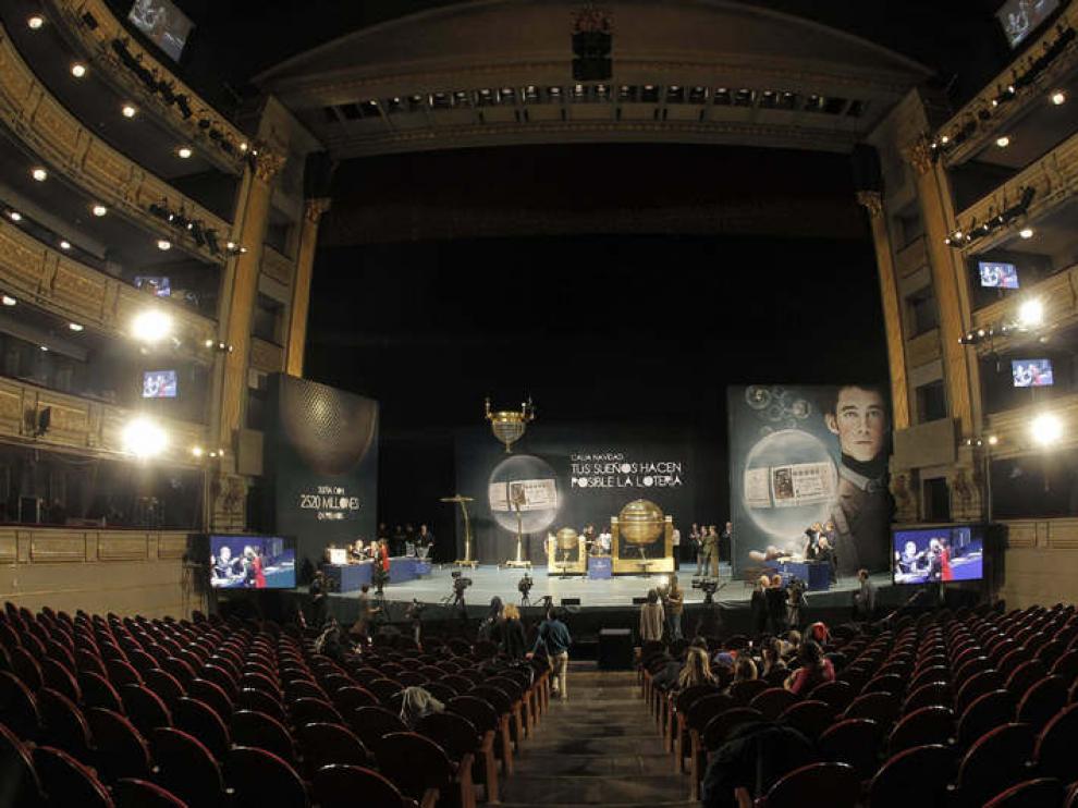 Teatro Real, donde se celebra el Sorteo de la Lotería de Navidad 2012
