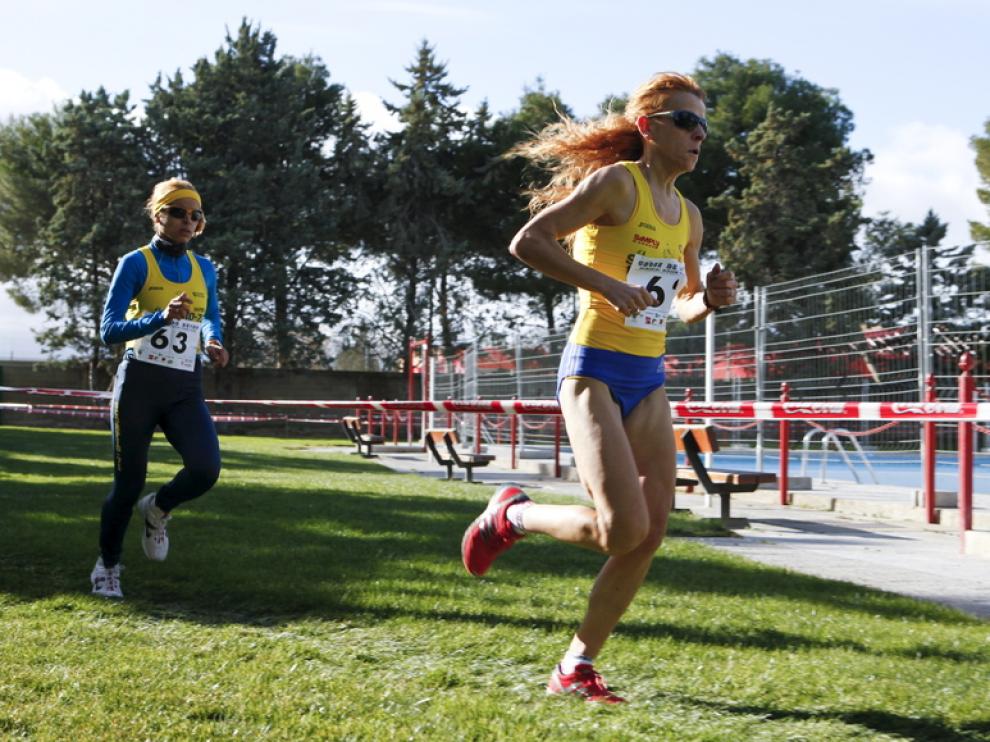 Luisa Larraga, durante la pasada edición del cross