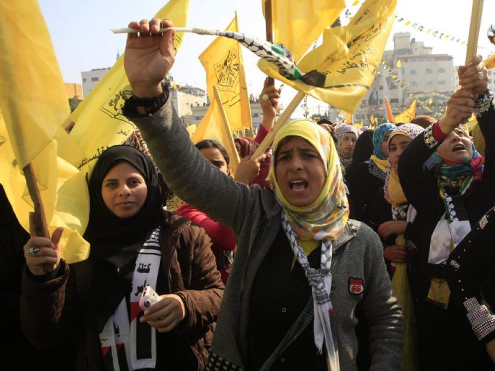 Esta ha sido la primera celebración de Al Fatah en la franja desde 2007.