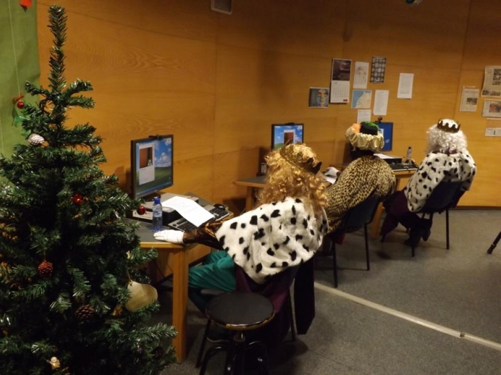 Cola para ver a los Reyes Magos