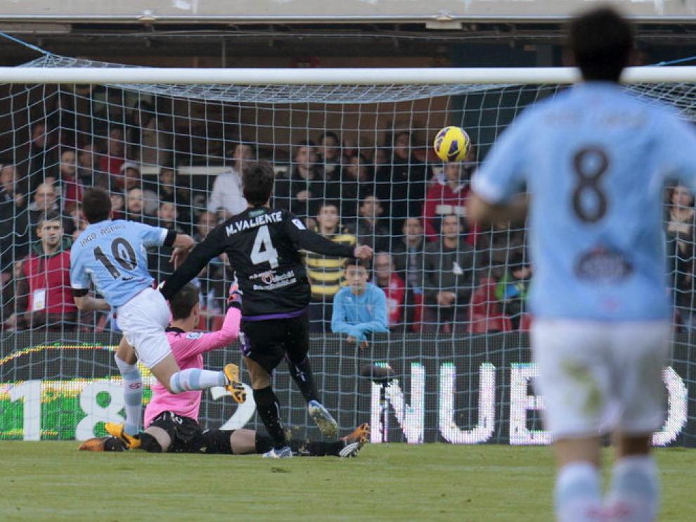 Iago Aspas marca el primer gol del Celta