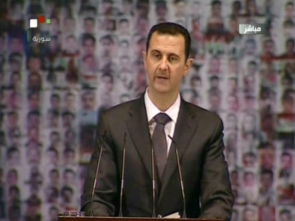 Bashar al Asad, foto de archivo
