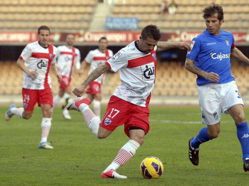 Partido entre la SD Huesca y el Xerez