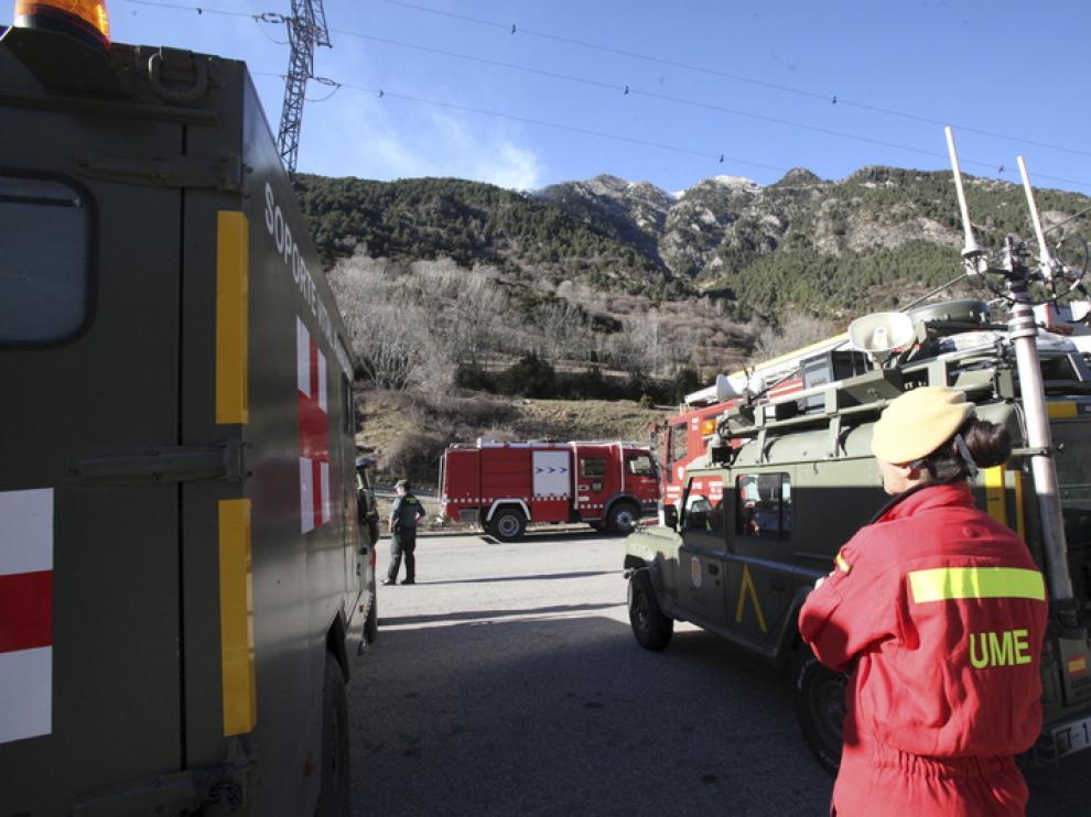 Incendio en Montanuy