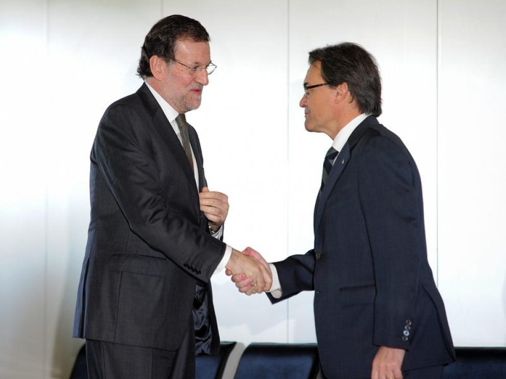 Rajoy y Mas (Archivo)