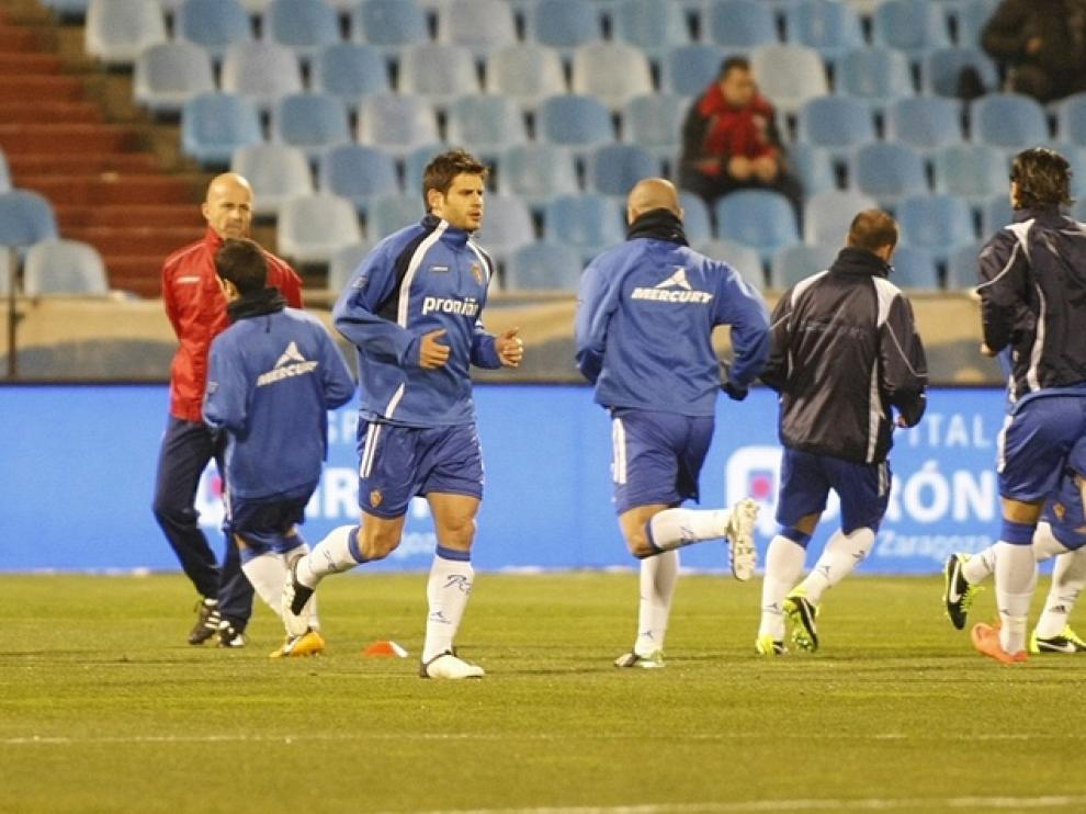 Imágenes del encuentro de octavos de final de la Copa del Rey entre el Real Zaragoza y el Levante en La Romareda.
