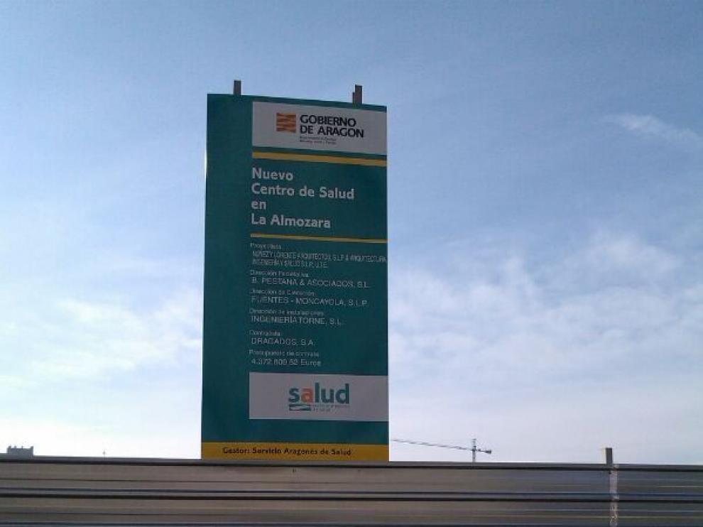 Obras del nuevo centro de salud de La Almozara