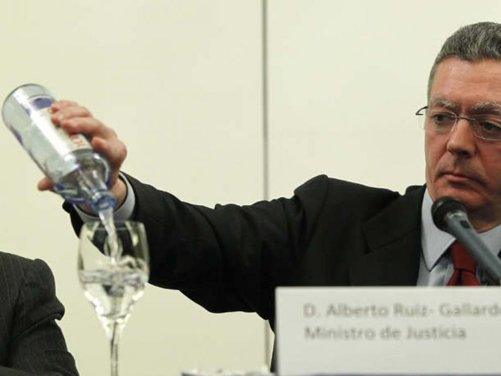 El ministro de Justicia, Alberto Ruiz-Gallardón