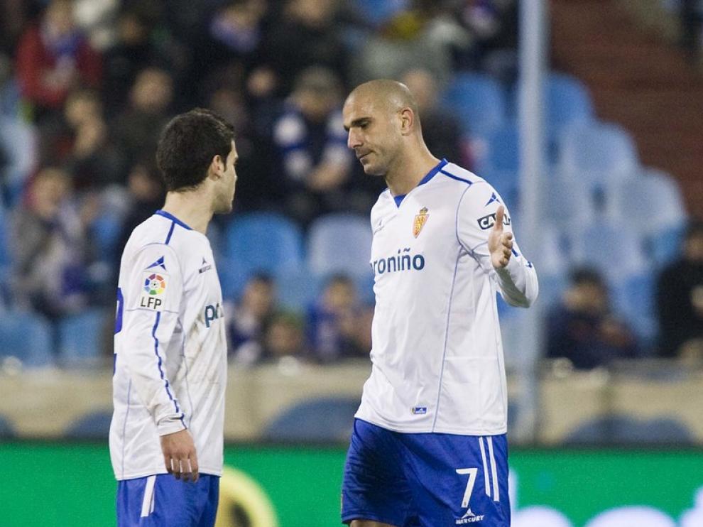 Imágenes del encuentro de octavos de final de la Copa del Rey entre el Real Zaragoza y el Levante en La Romareda.