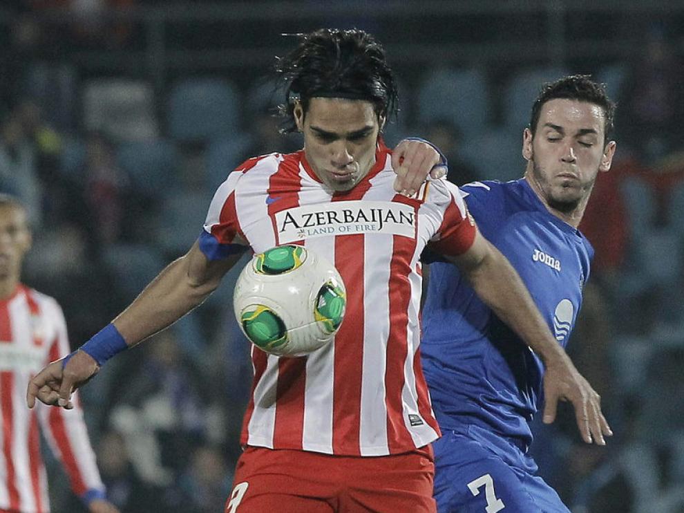 Radamel Falcao fue de los pocos que crearon algo de incertidumbre con sus tiros
