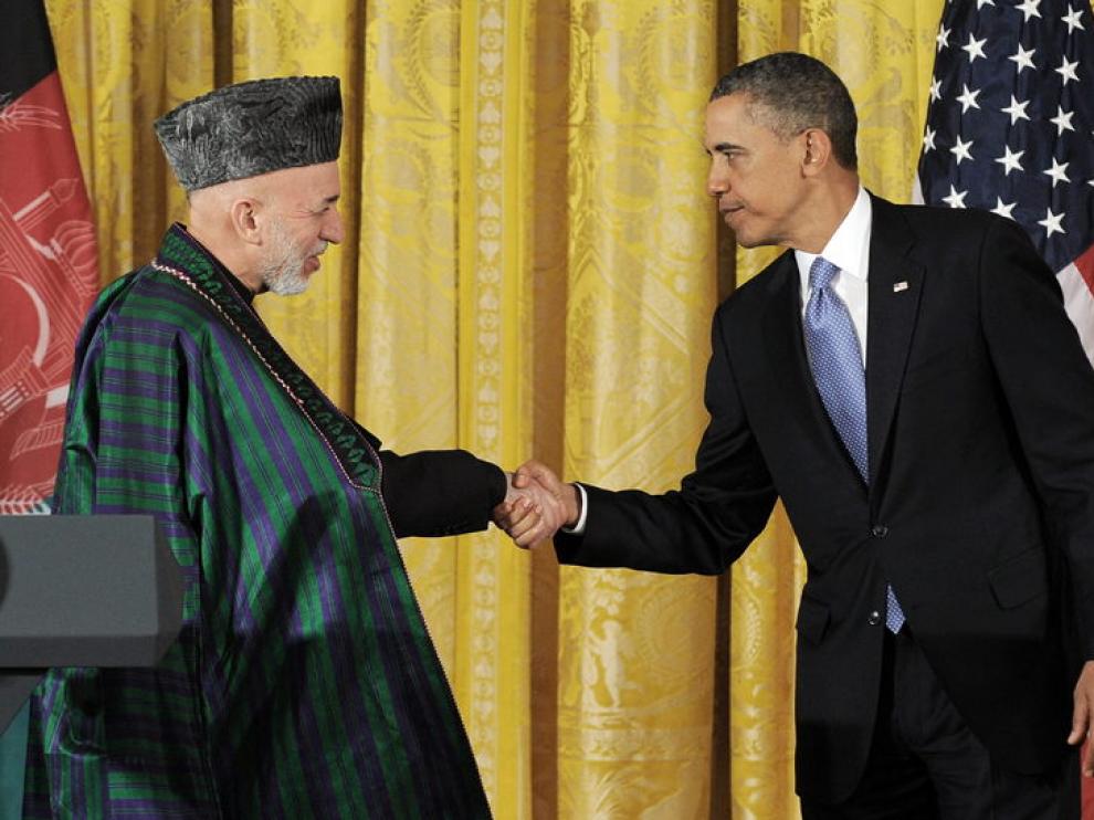 Obama y Karzai se reunieron este viernes