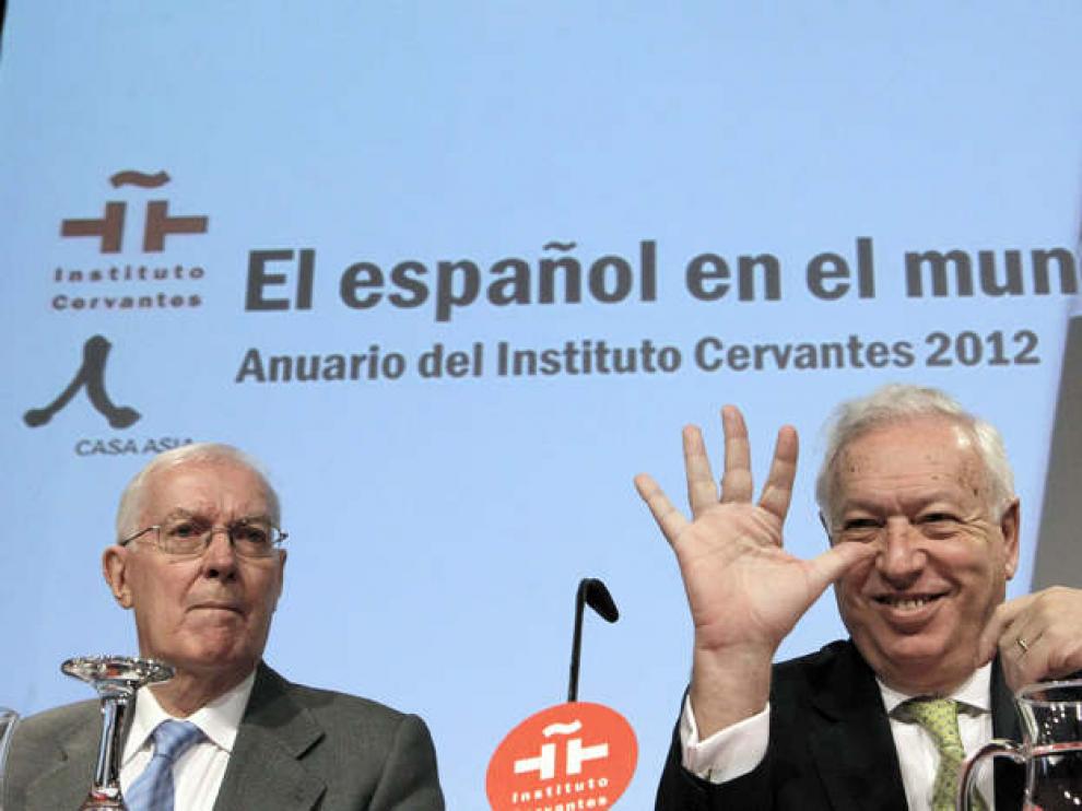Víctor García de la Concha y José Manuel García-Margallo
