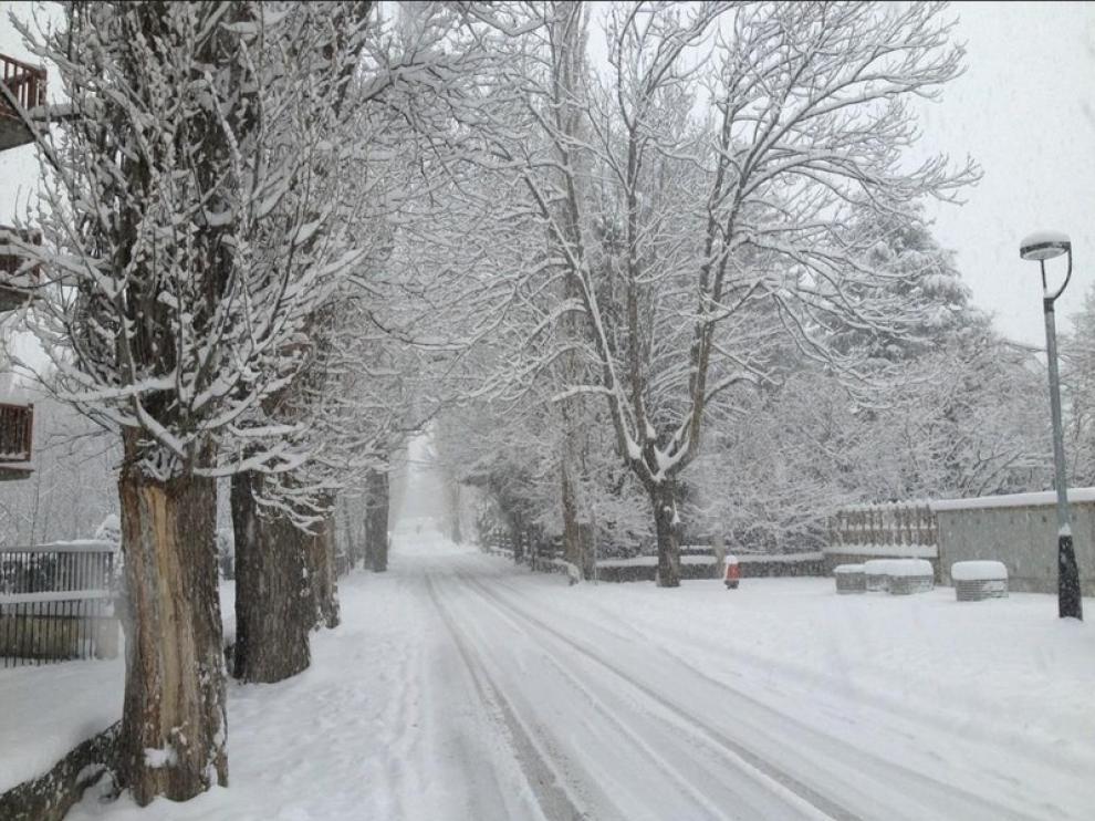 Nieve en Benasque
