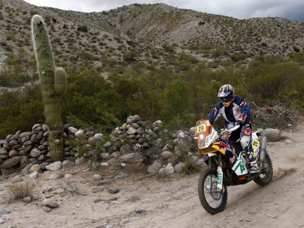 Kurt Caselli fue el ganador de la etapa en motos