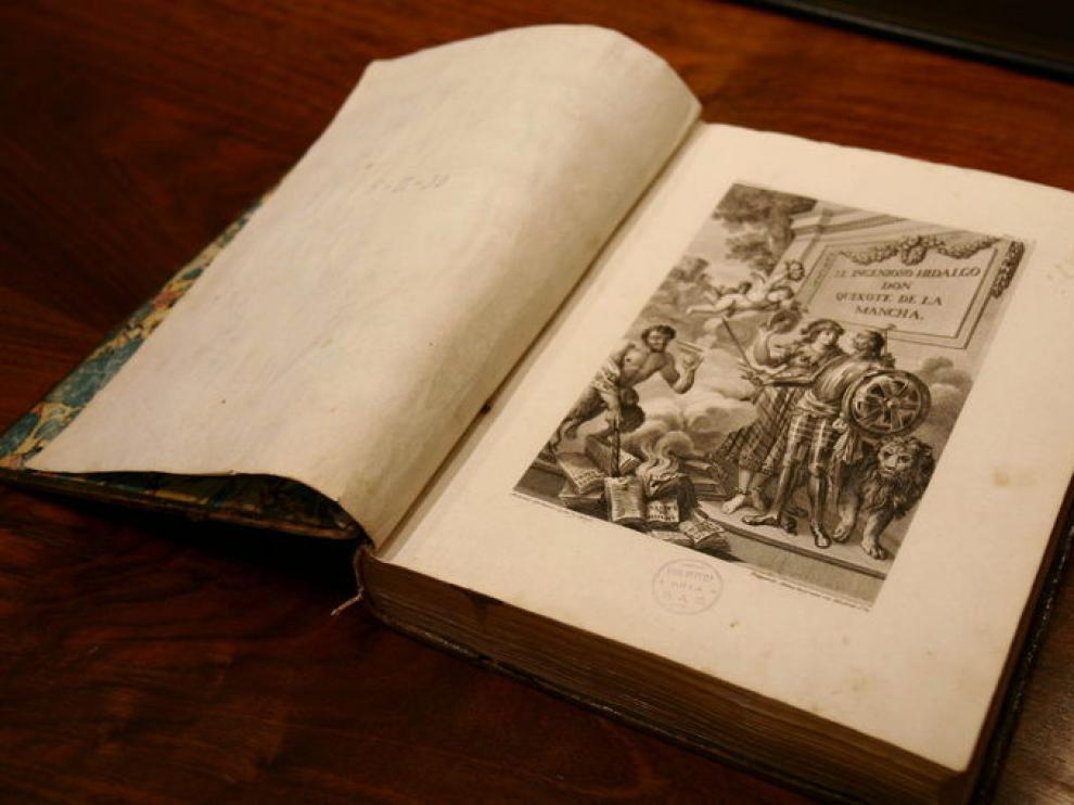 Edición ilustrada del Quijote de Ibarra, de 1780