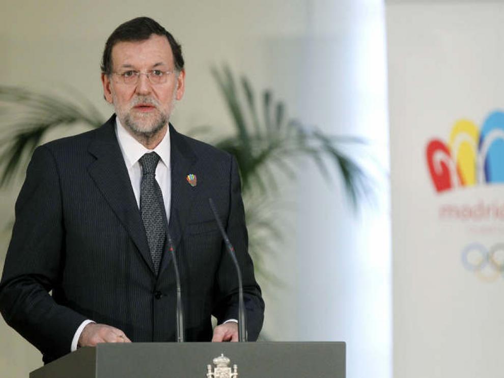 Rajoy, en la presentación del dossier