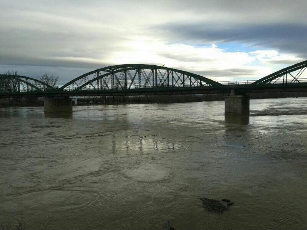 El Ebro a su paso por Gallur