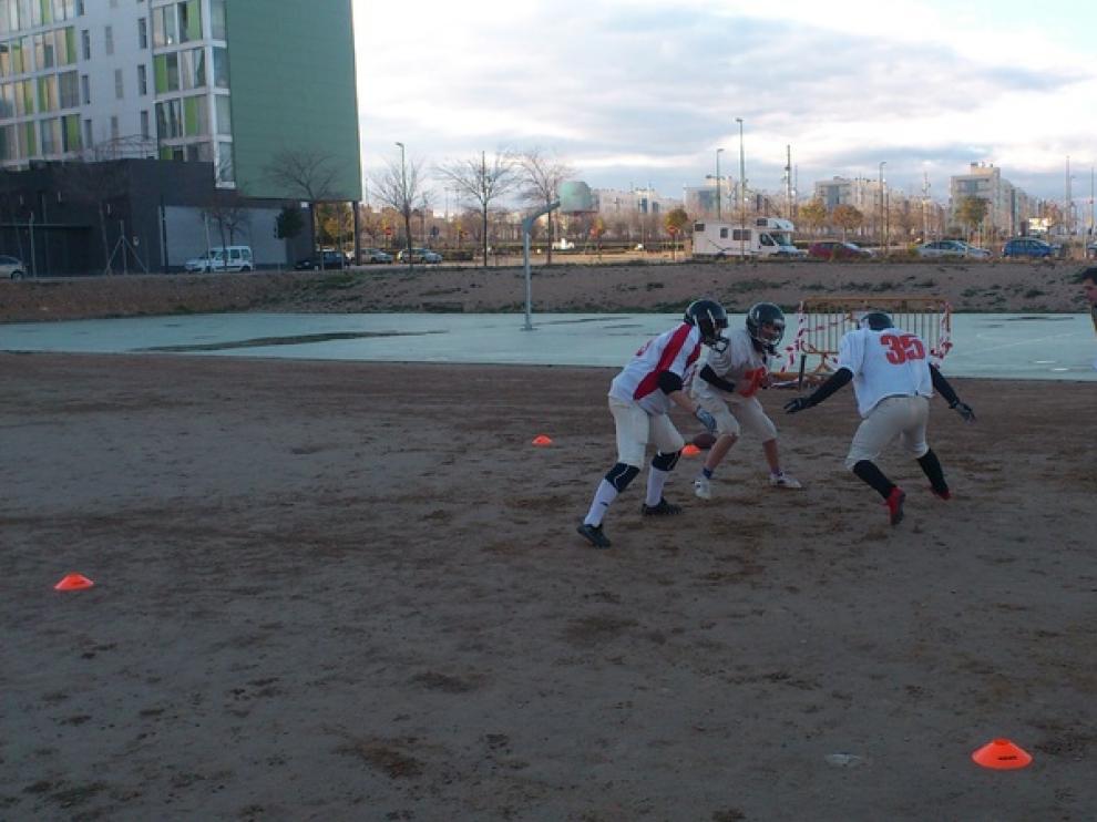 Terreno en el que entrena el equipo.