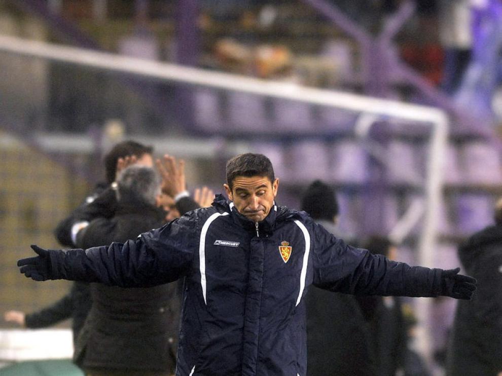 Manolo Jiménez, ante el Valladolid