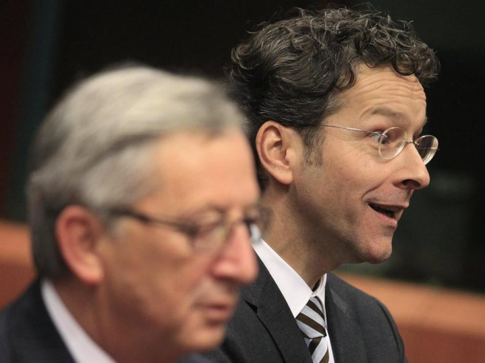 Jean-Claude Juncker y Jeroen Dijsselbloem
