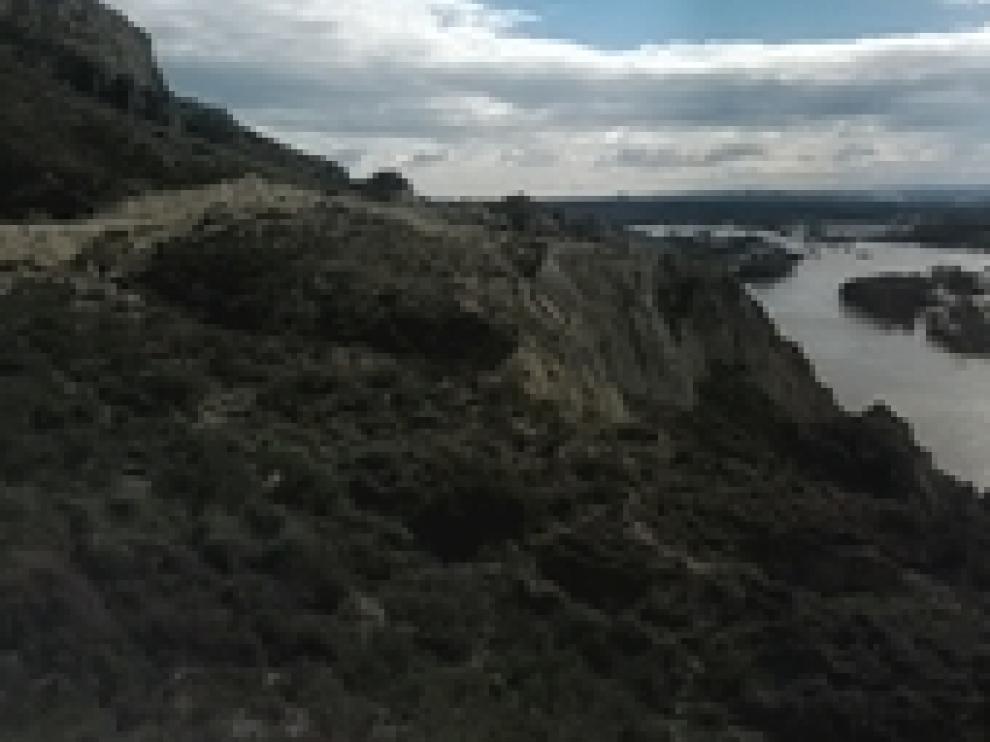 Imagenes de la crecida del Ebro
