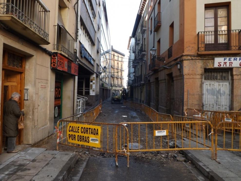 La calle de Ramón Berenguer en Huesca